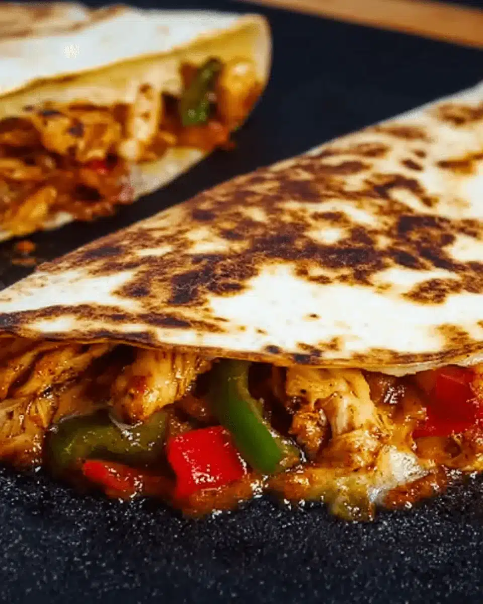 Spicy Chicken Fajita Quesadillas: A Flavor-Packed Recipe!