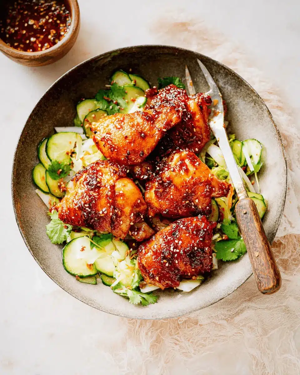 Sweet and Sticky Chicken Thighs: A Flavorful Recipe!