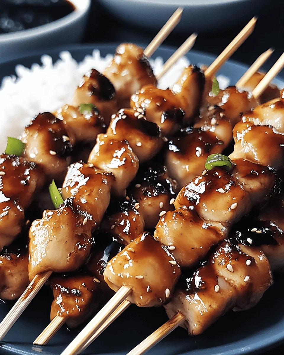 Teriyaki Chicken Skewers: Delight Your Tastebuds Today!