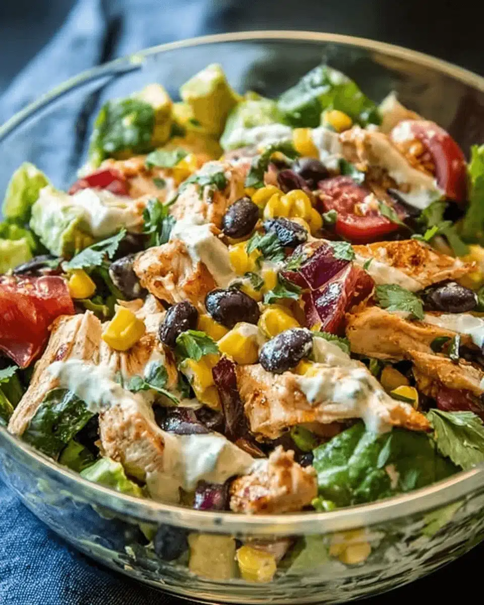 Zesty Southwest Chicken Salad: A Flavorful Delight!