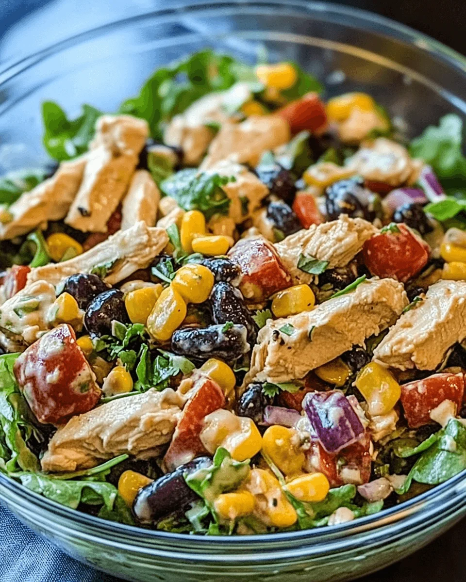 Zesty Southwest Chicken Salad: A Flavorful Recipe to Try!