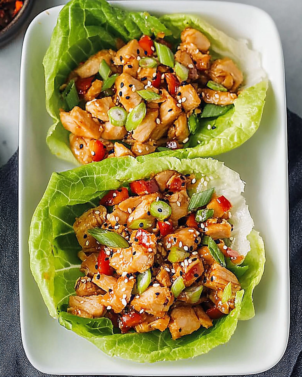 Teriyaki Chicken Lettuce Wraps: A Flavorful Delight!