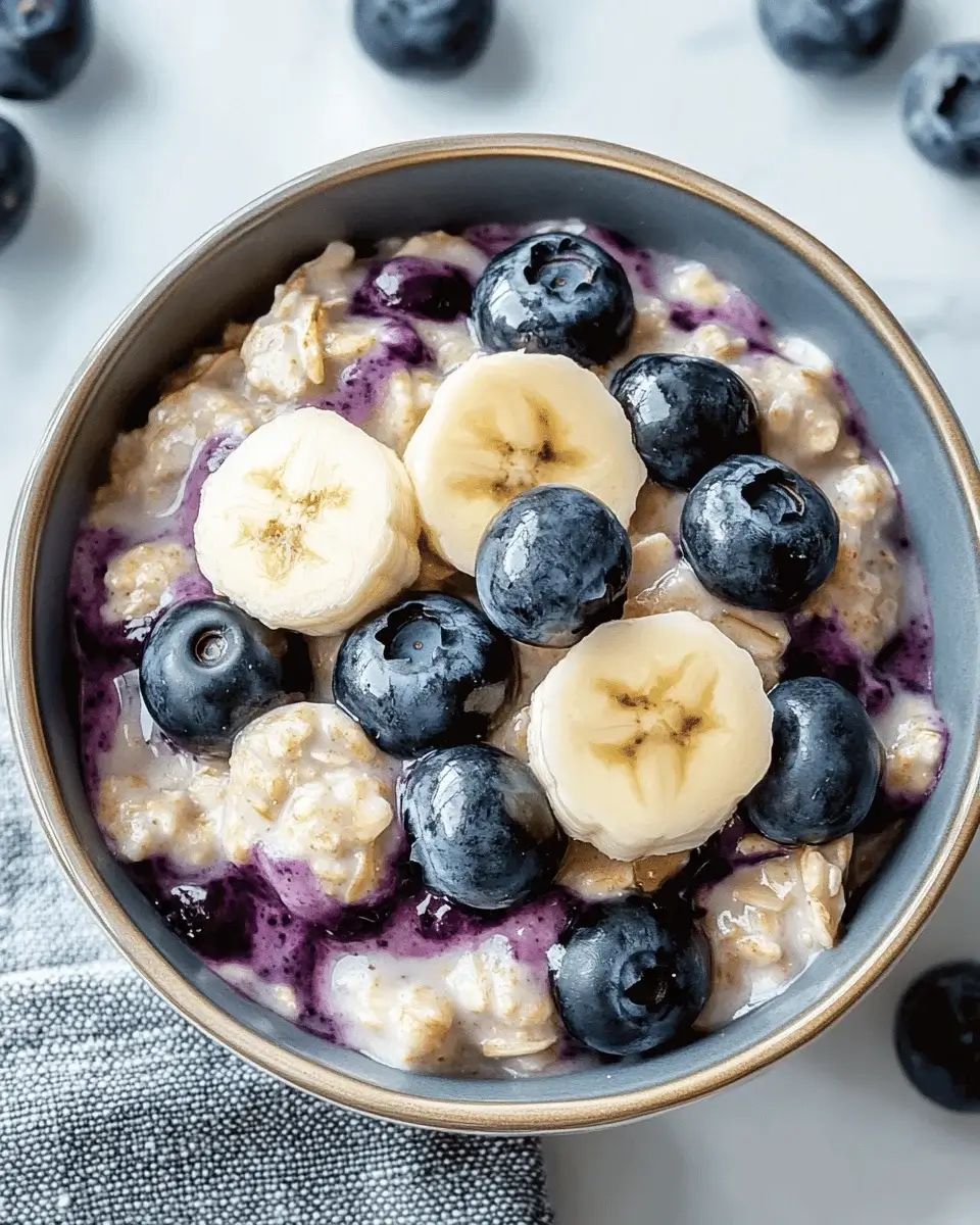 Blueberry Banana Overnight Oats: A Delicious Breakfast Delight