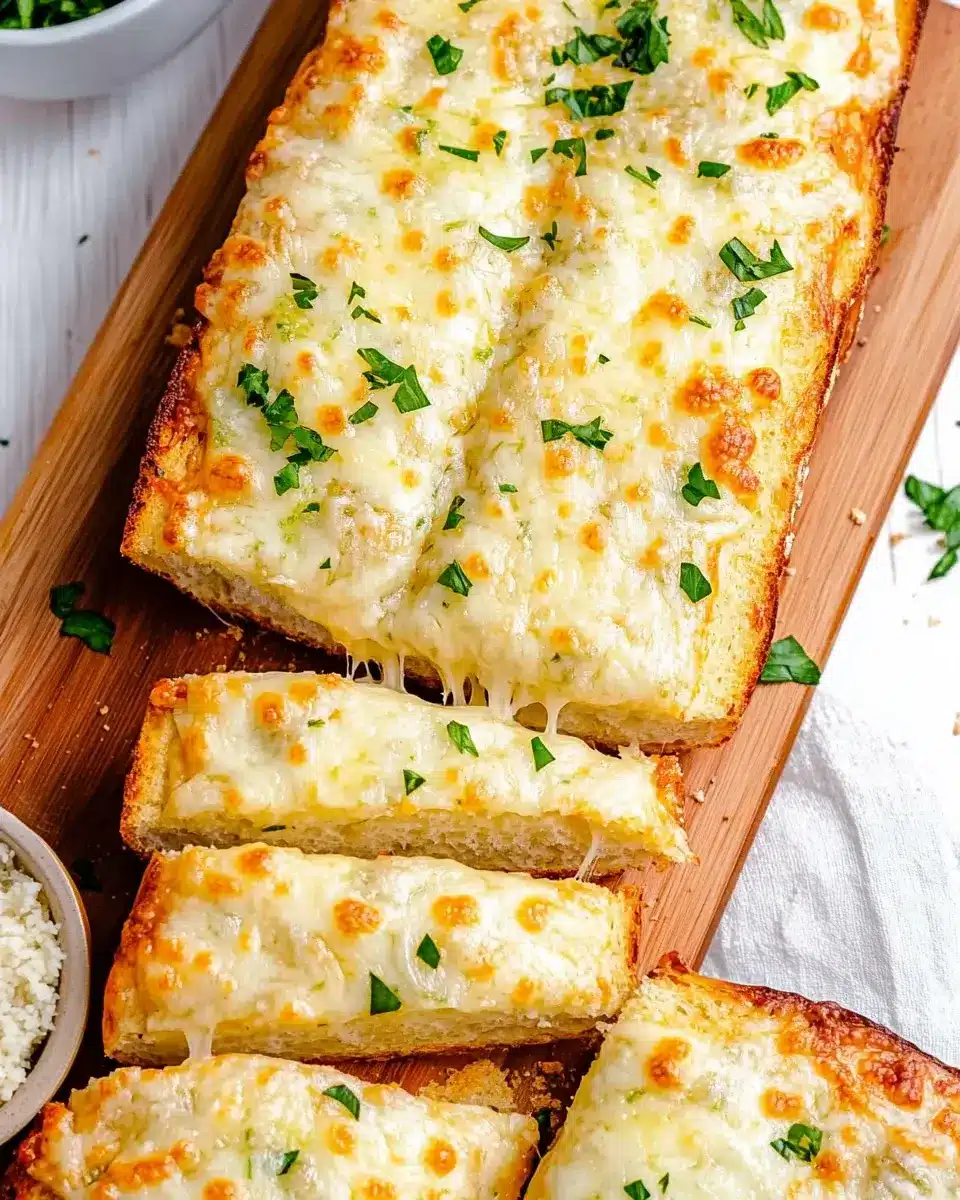 Cheesy Garlic Bread: Bake Irresistible Flavors Today!