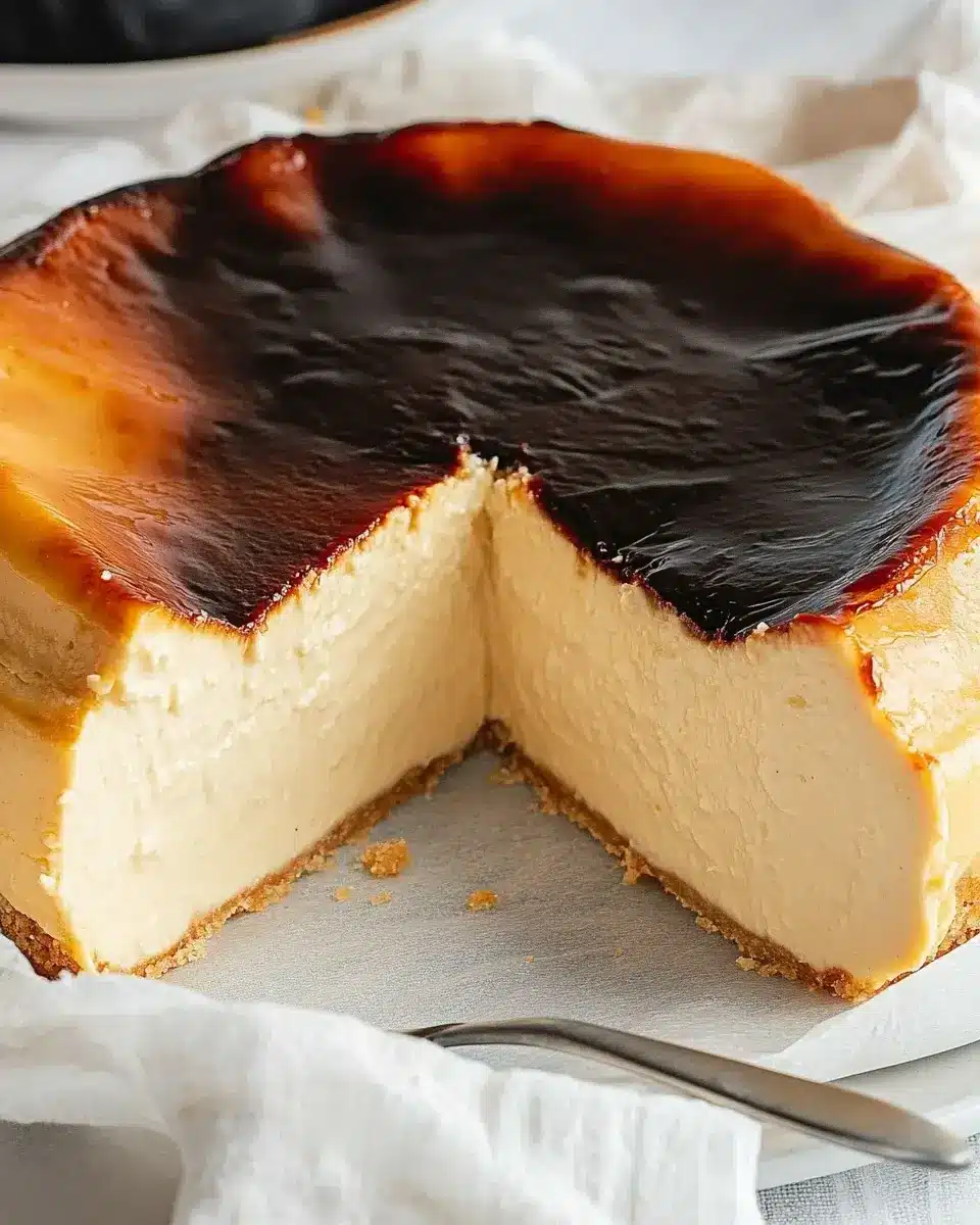 Creamy Vegan Basque Cheesecake that Everyone Loves!
