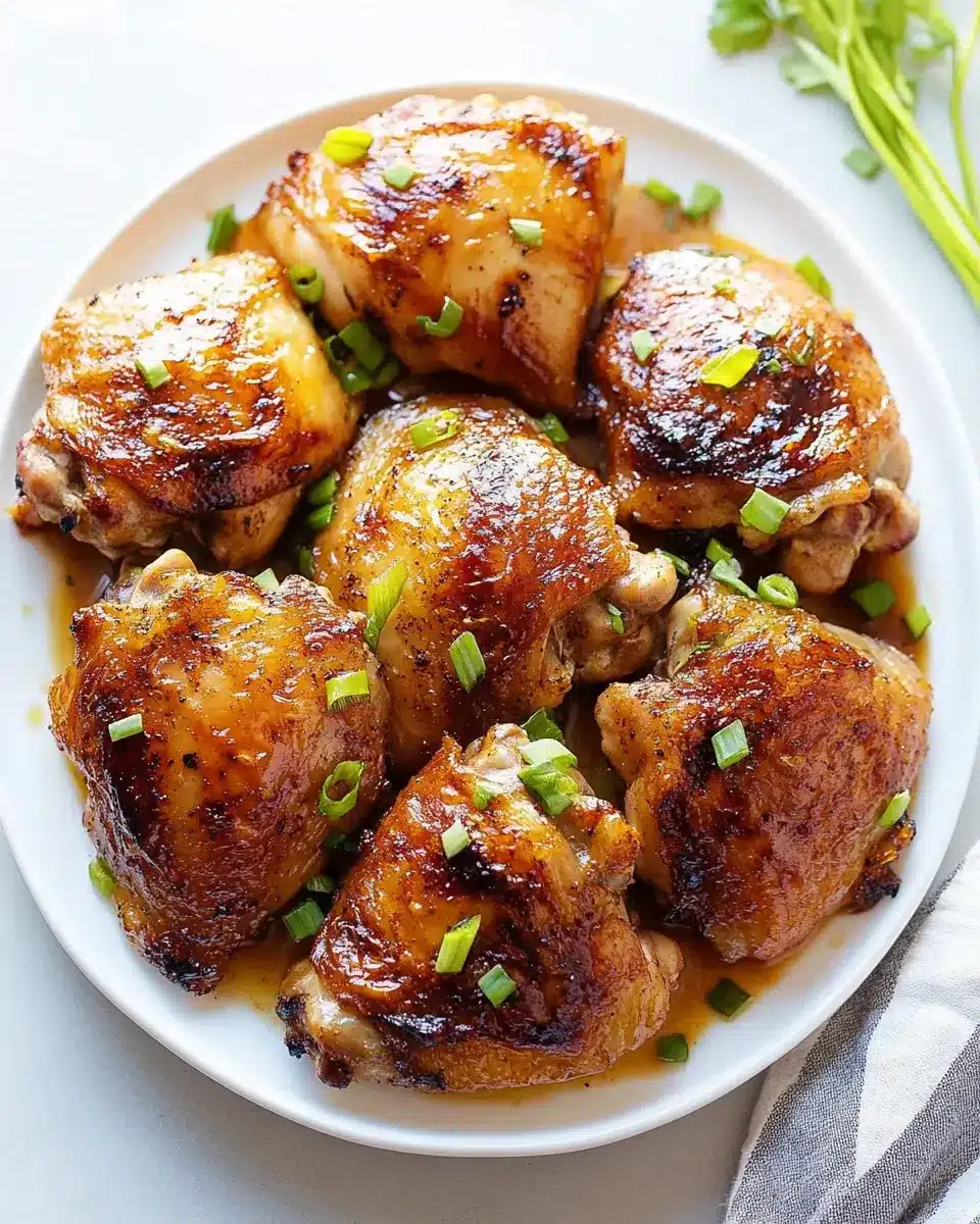 Ginger Baked Chicken Thighs: A Flavorful Delight Awaits!