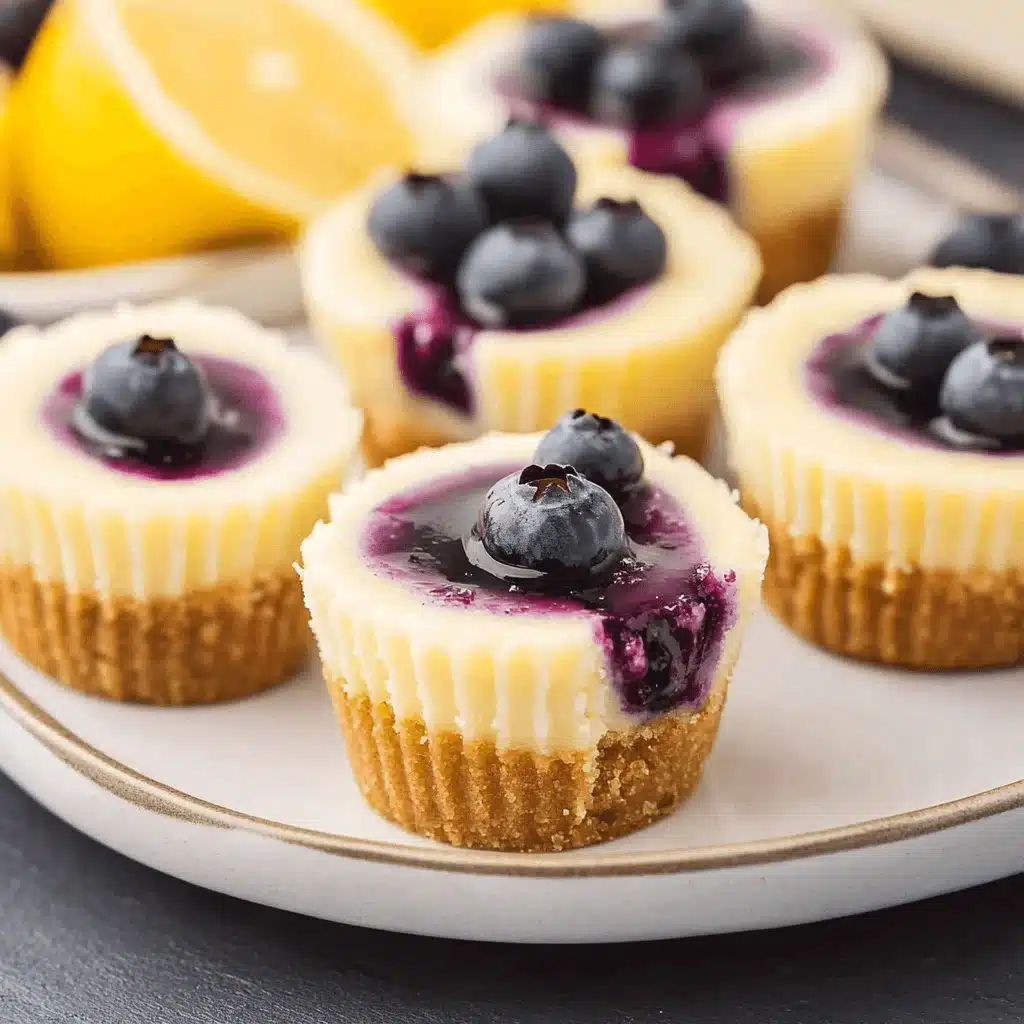 Mini Lemon Blueberry Cheesecakes: A Delicious Treat!