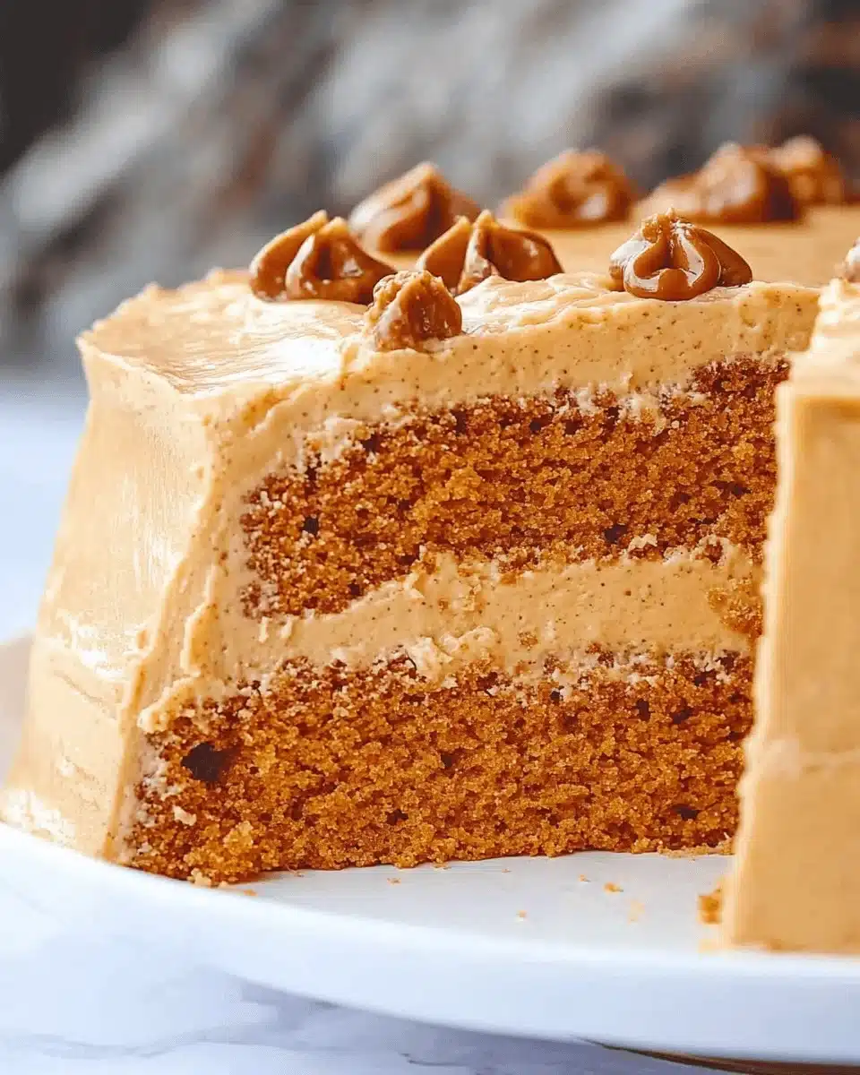 Moist Biscoff Cookie Butter Cake is a must-try delight!