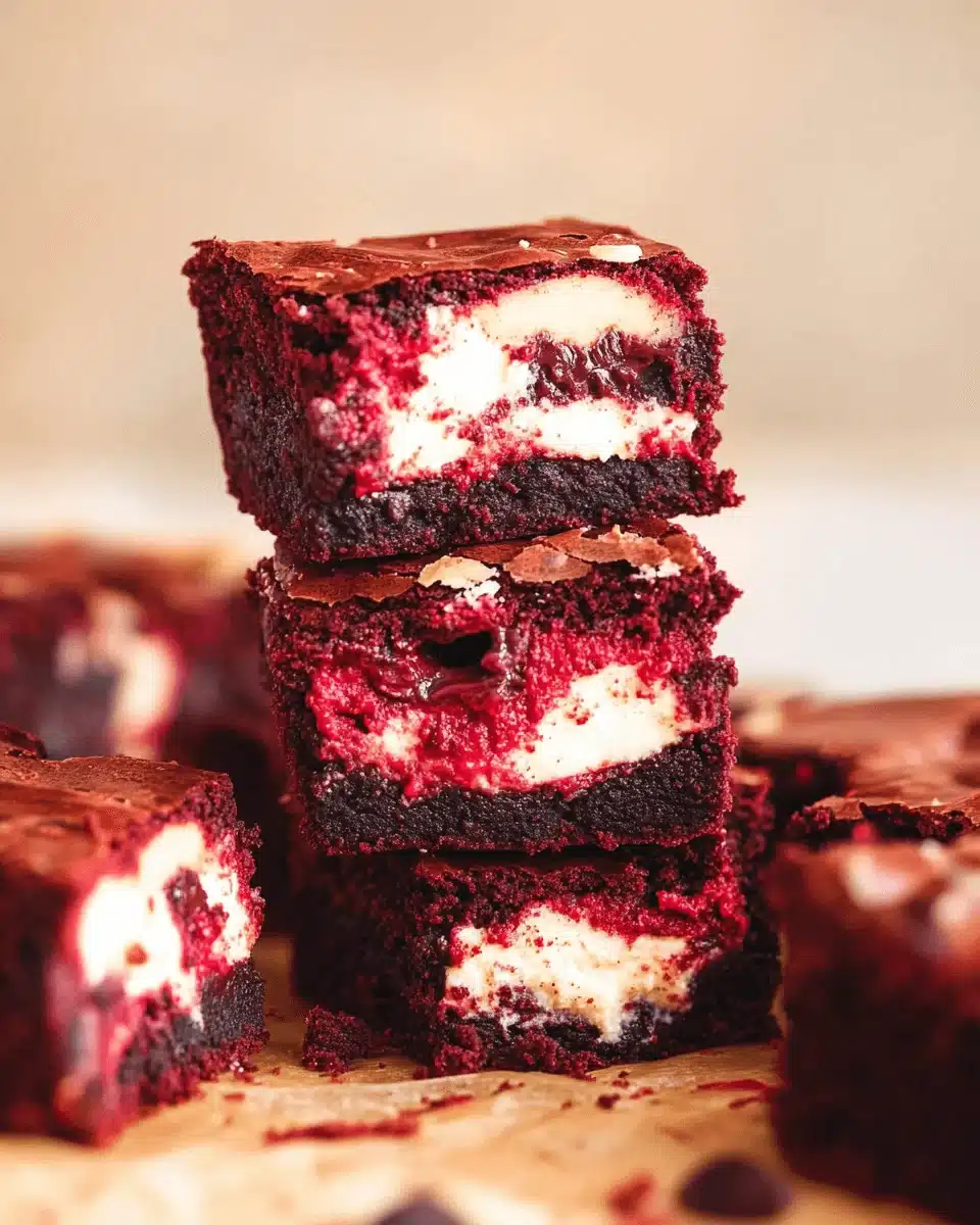 Red Velvet Chocolate Cheesecake Brownies: A Must-Try!