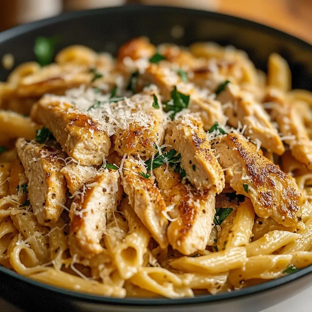 Garlic Parmesan Chicken Pasta: Discover a Creamy Delight!