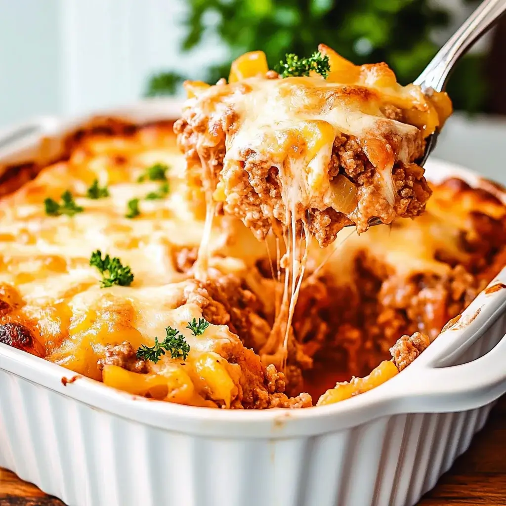 Grandma's Comforting Ground Beef Casserole Recipe Awaits!
