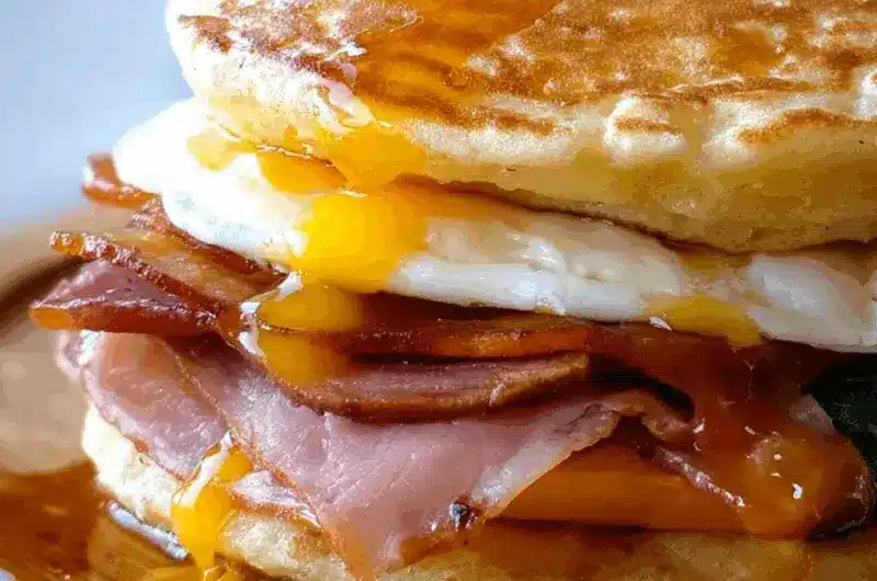Leftover Pancake Breakfast Sandwich: A Tasty Twist!