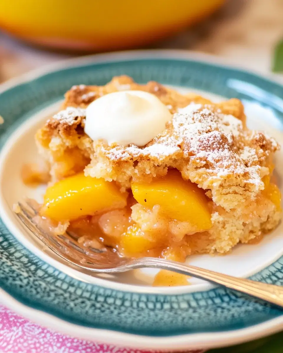 Peach Cobbler Delight: Easy Recipe for Sweet Bliss!