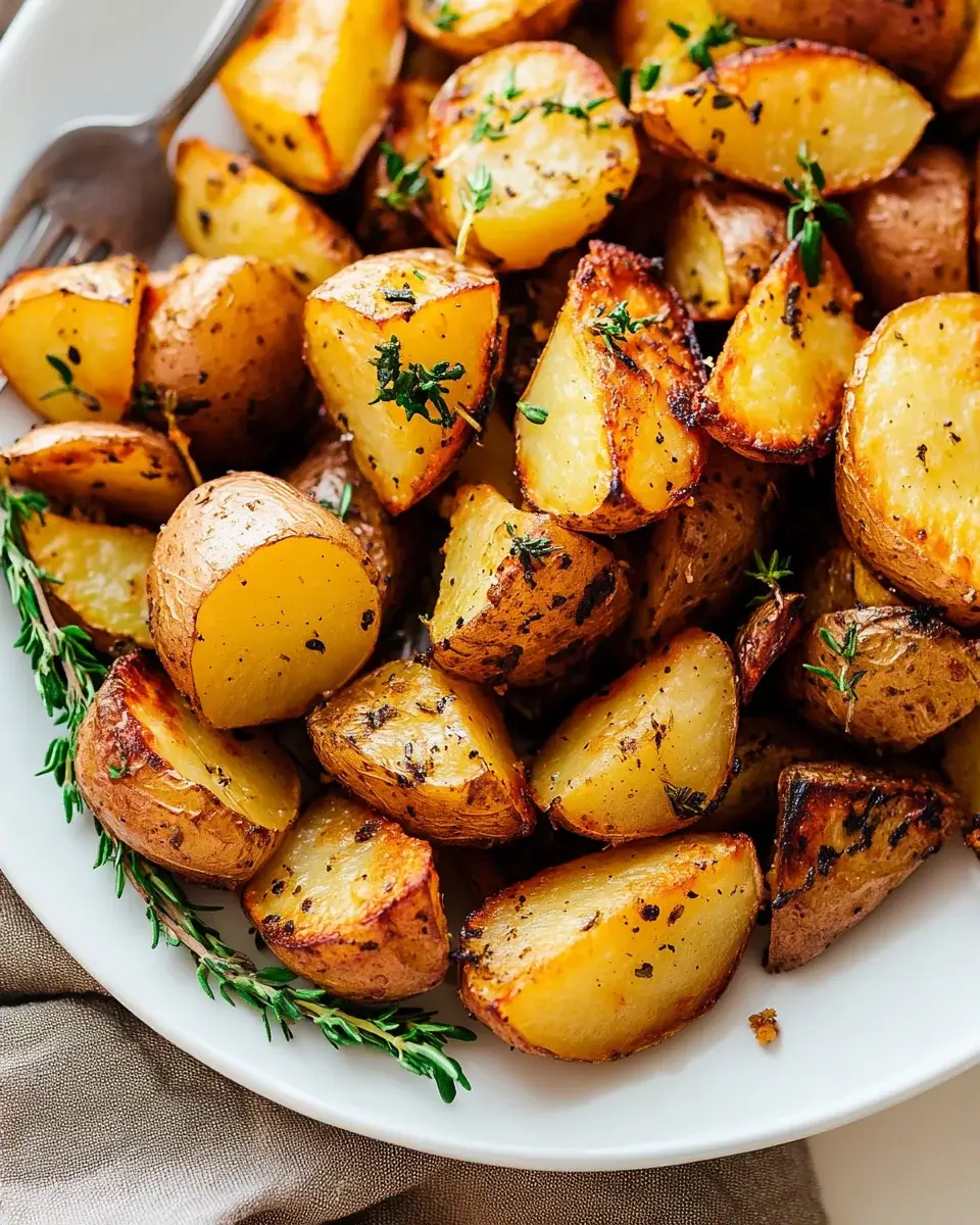 Roasted Garlic Butter Parmesan Potatoes: A Delicious Side!