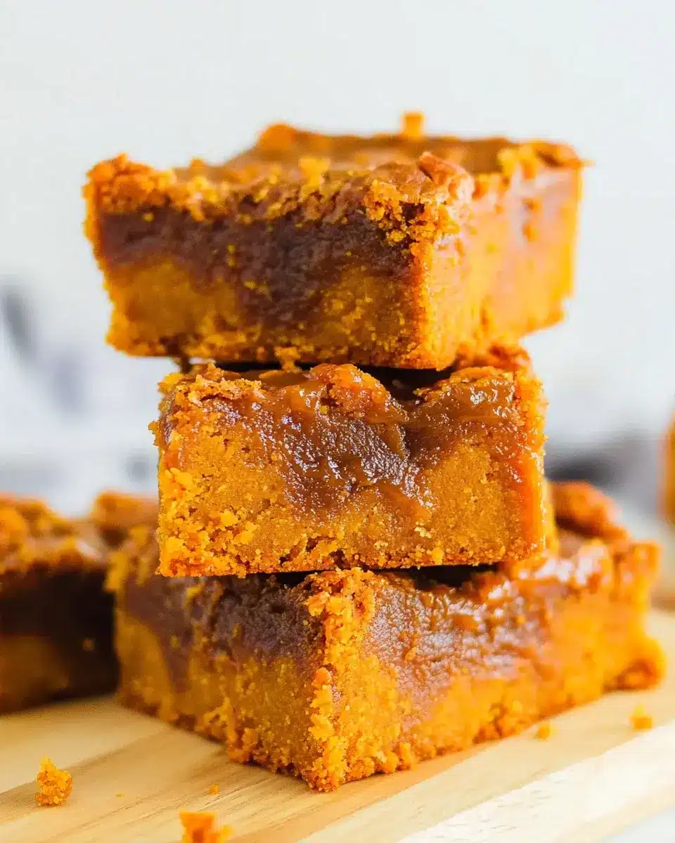 Salted Caramel Sweet Potato Blondies: Indulge Today!