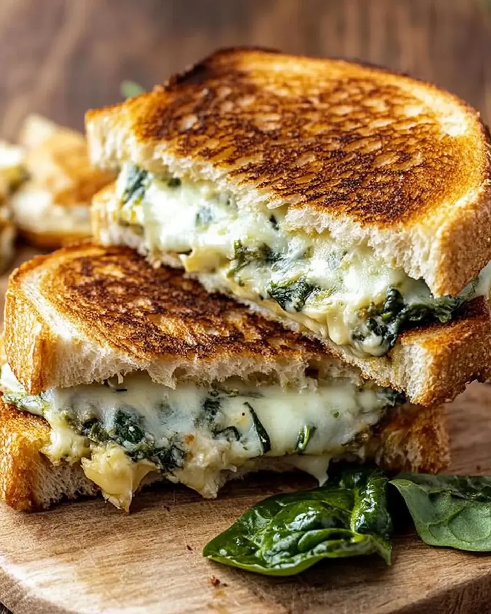 Spinach Artichoke Dip Grilled Cheese: A Tasty Twist!