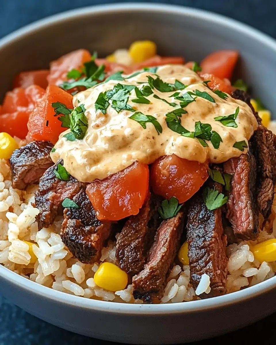 Steak Queso Rice Bowl: Deliciously Easy Recipe to Try!