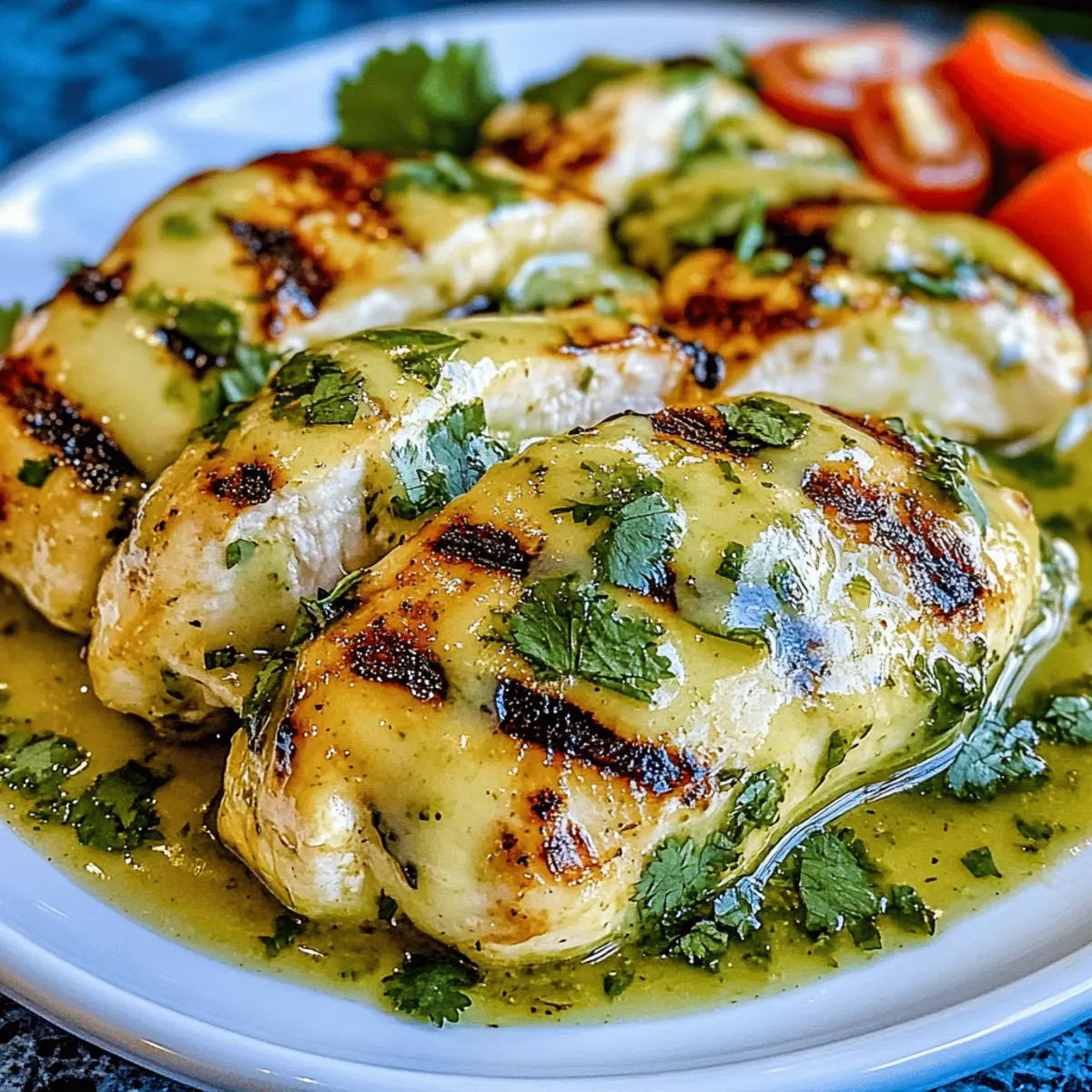 Grilled Salsa Verde Pepper Jack Chicken for a Flavor Boost