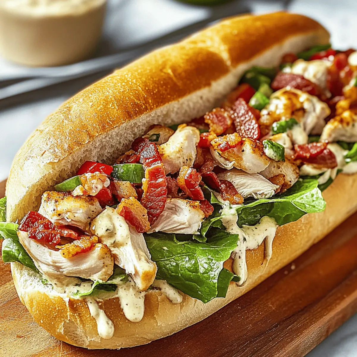 Heavenly Chopped Chicken Bacon Ranch Sub You’ll Love to Make
