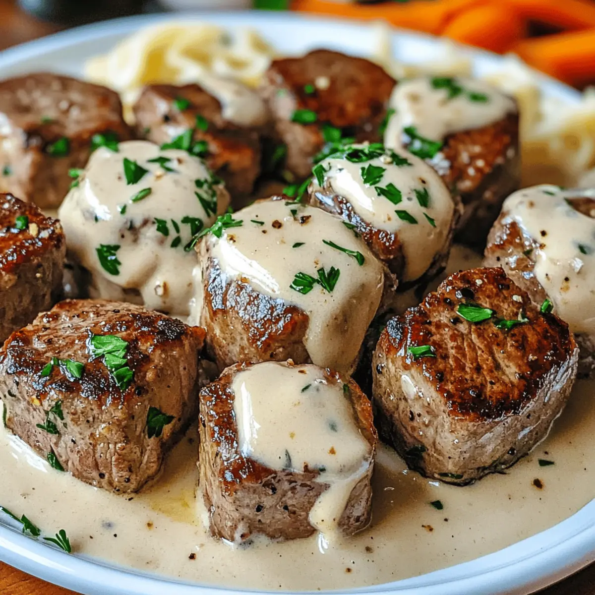Garlic Butter Steak Bites: Quick & Creamy Weeknight Delight