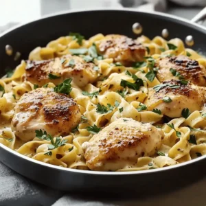 One-Pan Chicken with Buttered Noodles