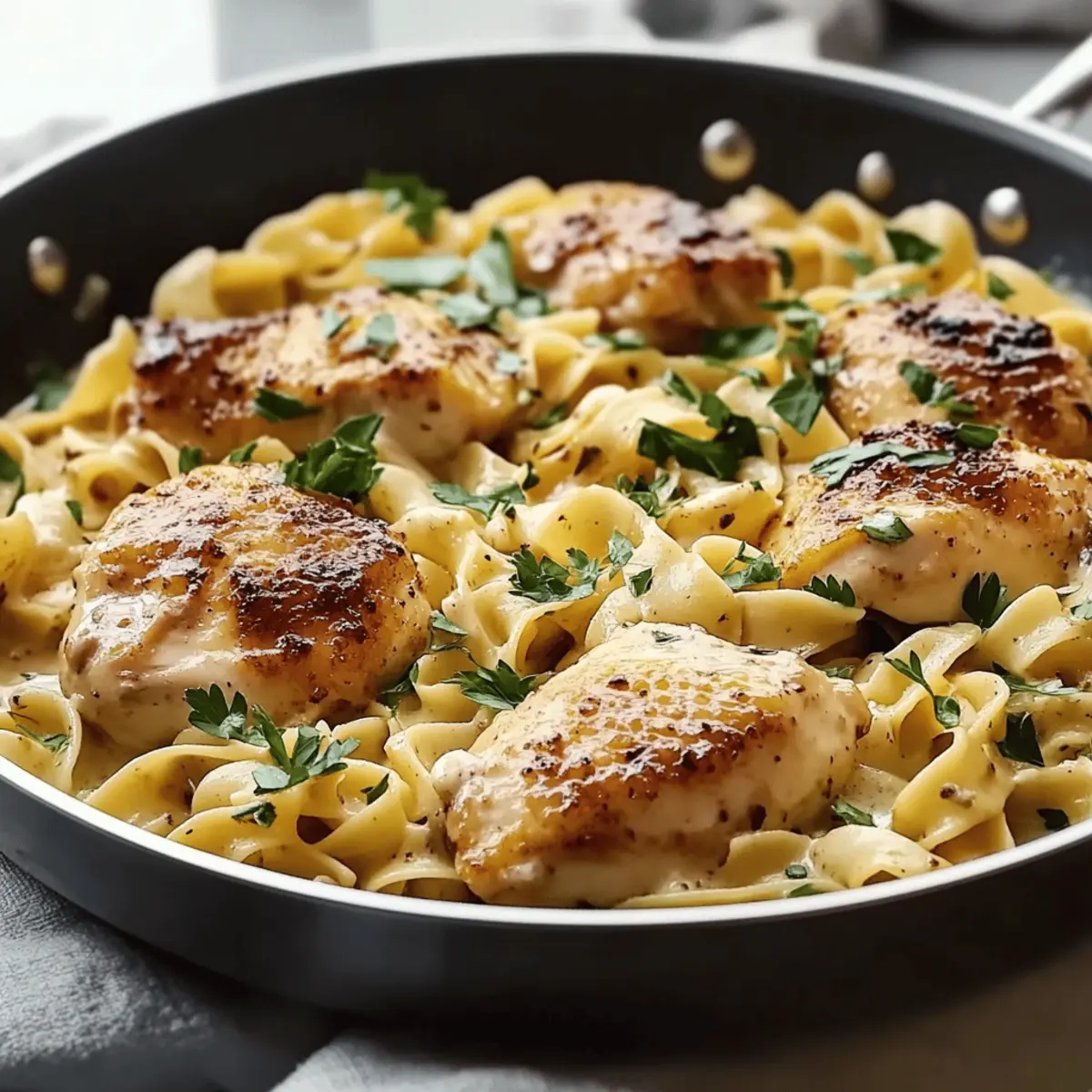 One-Pan Chicken with Buttered Noodles for Cozy Nights