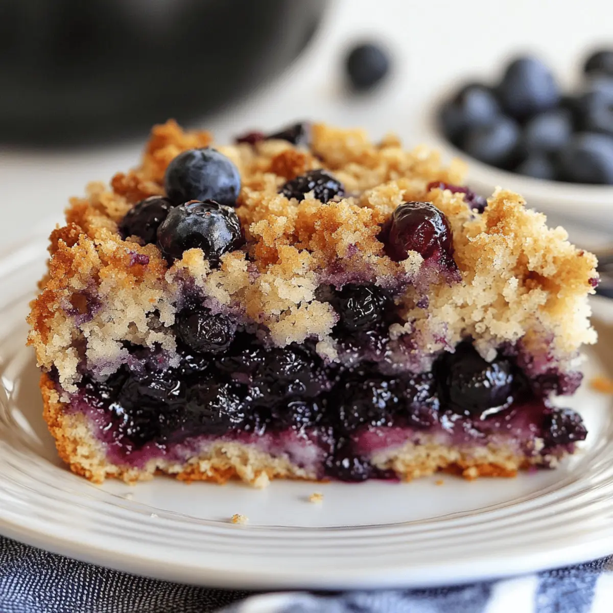 Sourdough Blueberry Buckle: Moist, Tangy Breakfast Bliss