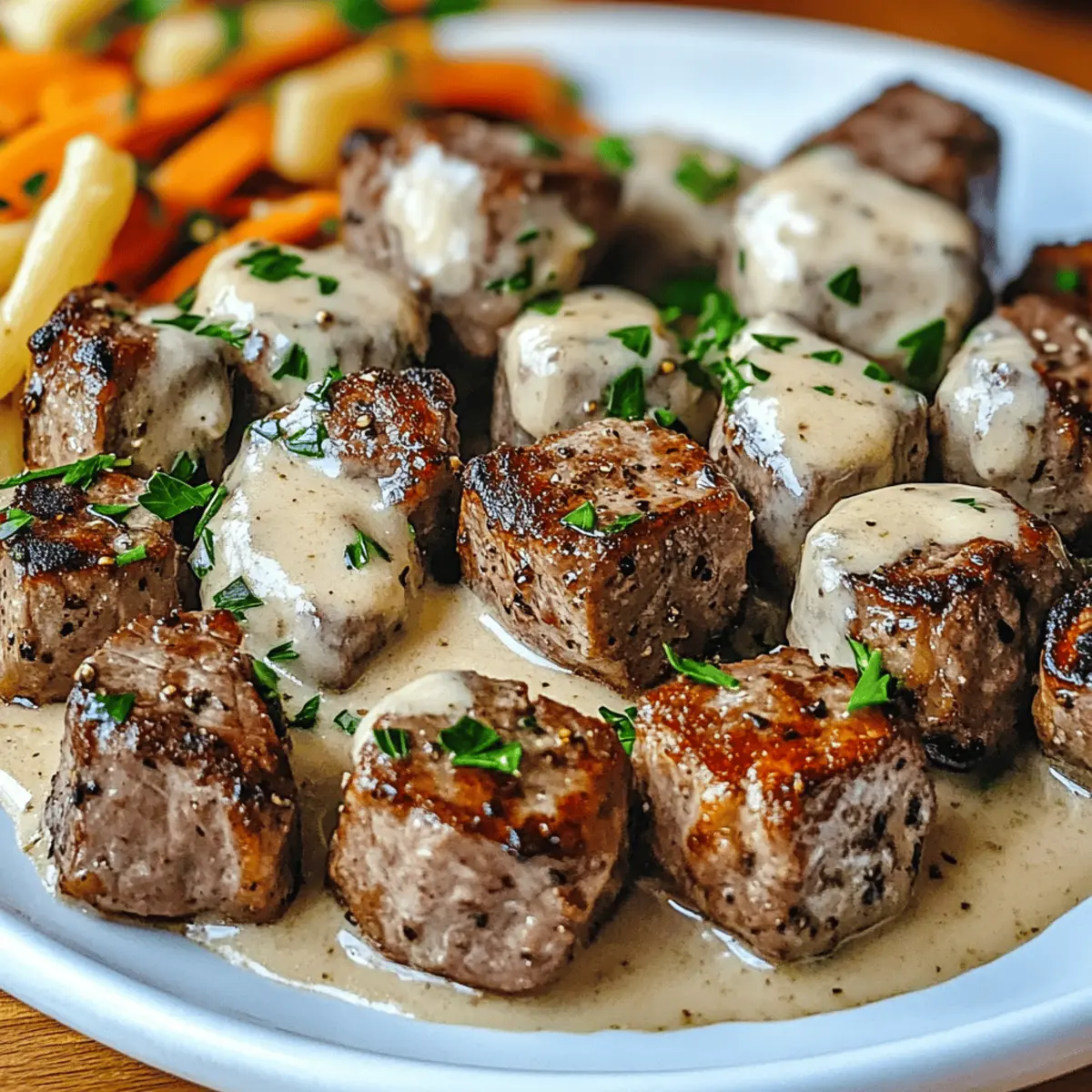 Garlic Butter Steak Bites: A Rich, Creamy Dinner Delight