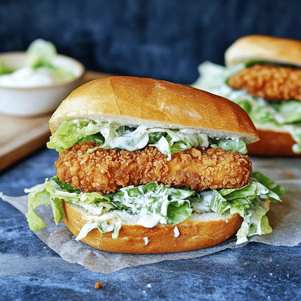 Crispy Chicken Caesar Sandwich: A Flavor-Packed Delight