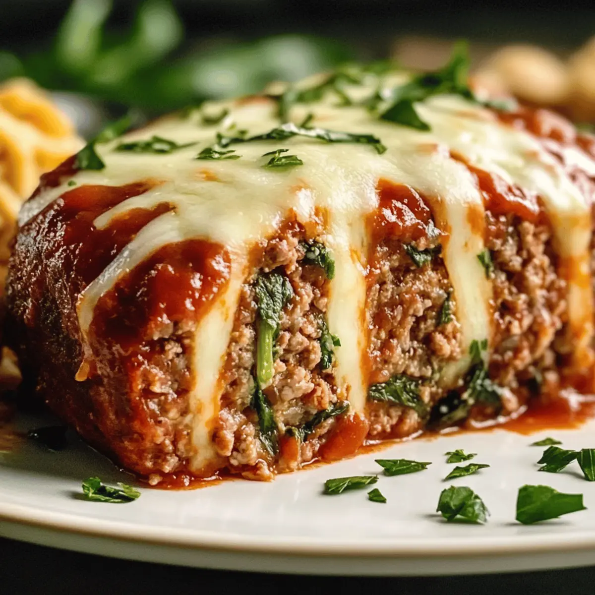 Mouthwatering Italian Meatloaf with Cheesy Surprises