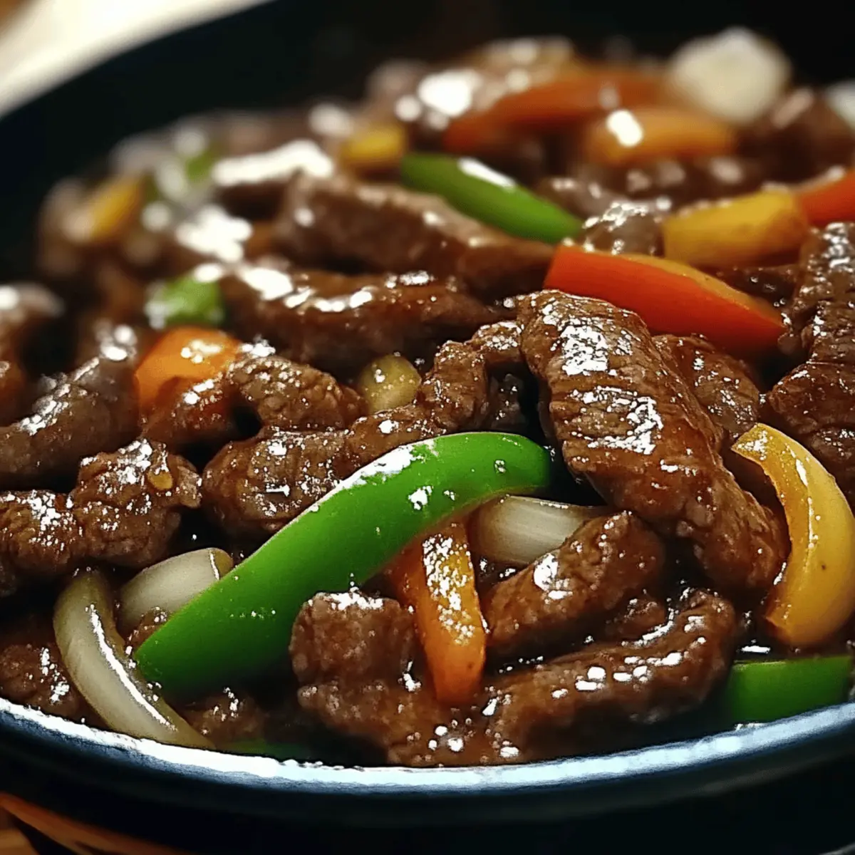 Sizzling Chinese Pepper Steak with Onions for Easy Weeknight Magic