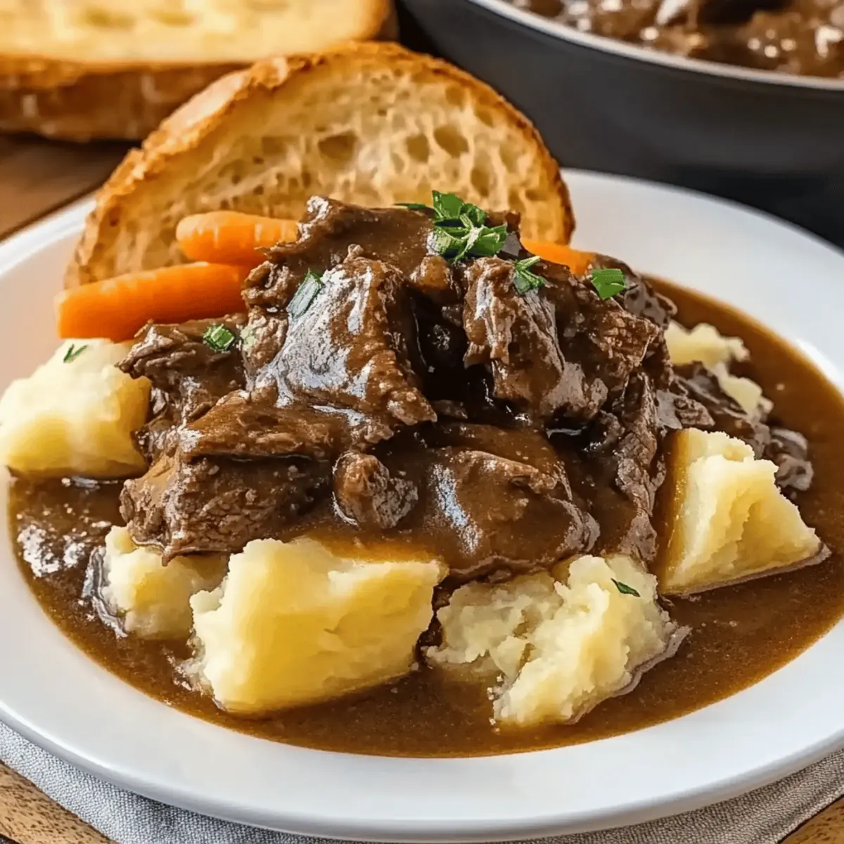 Savory Beef Manhattan: A Cozy Slow Cooker Delight