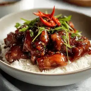Caramel Ginger Chicken