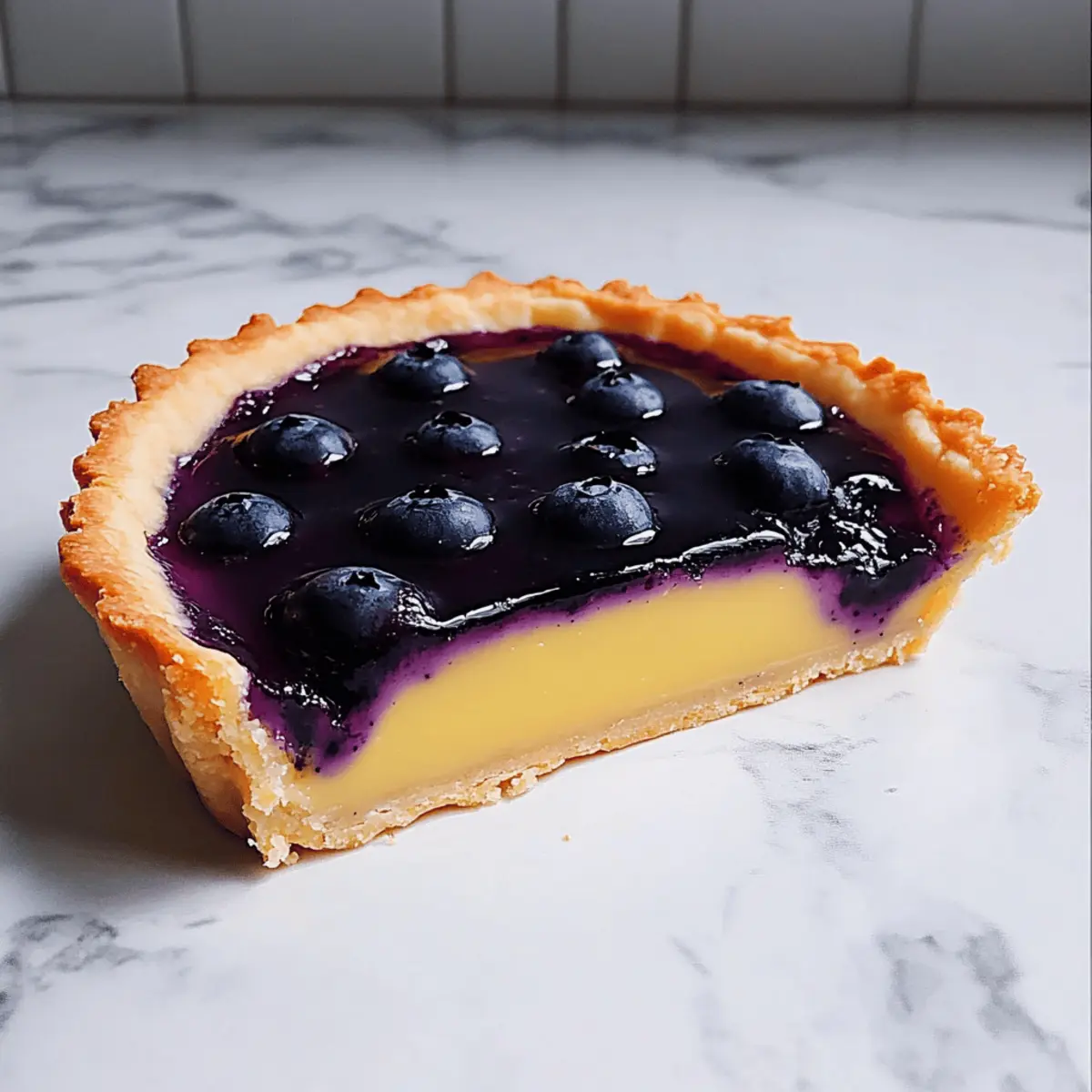 Blueberry Lemon Curd Tart with Buttery Shortcrust Bliss