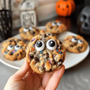 Easy Halloween Cookies with Chocolate Chips