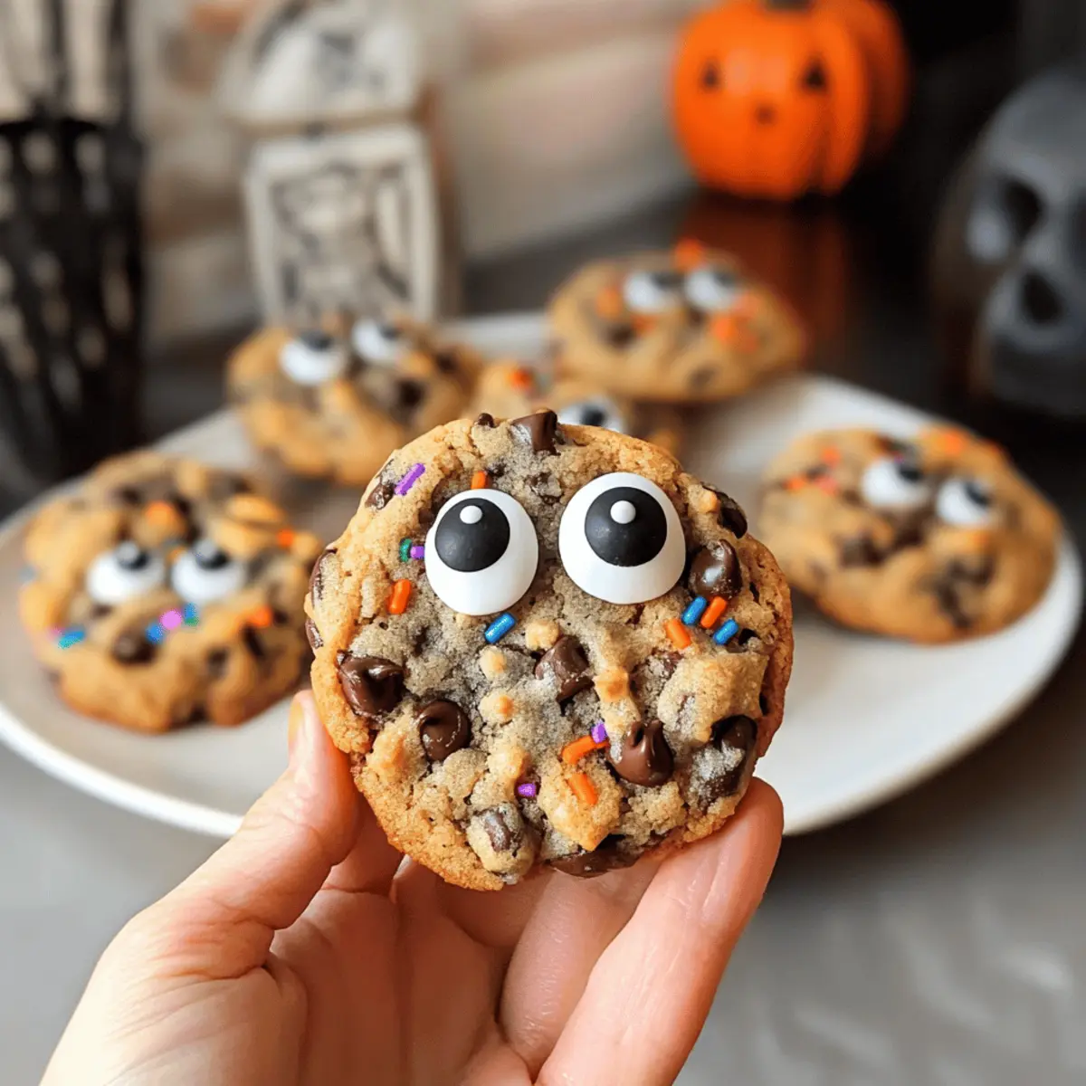 Easy Halloween Cookies with Chocolate Chips: Spooky Fun Treats