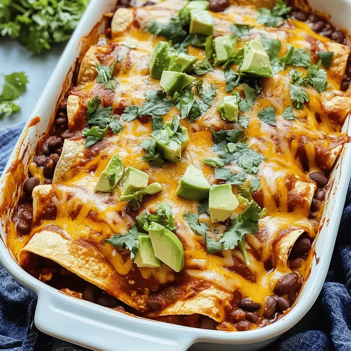 Delicious Easy Vegetarian Enchilada Casserole for Any Night