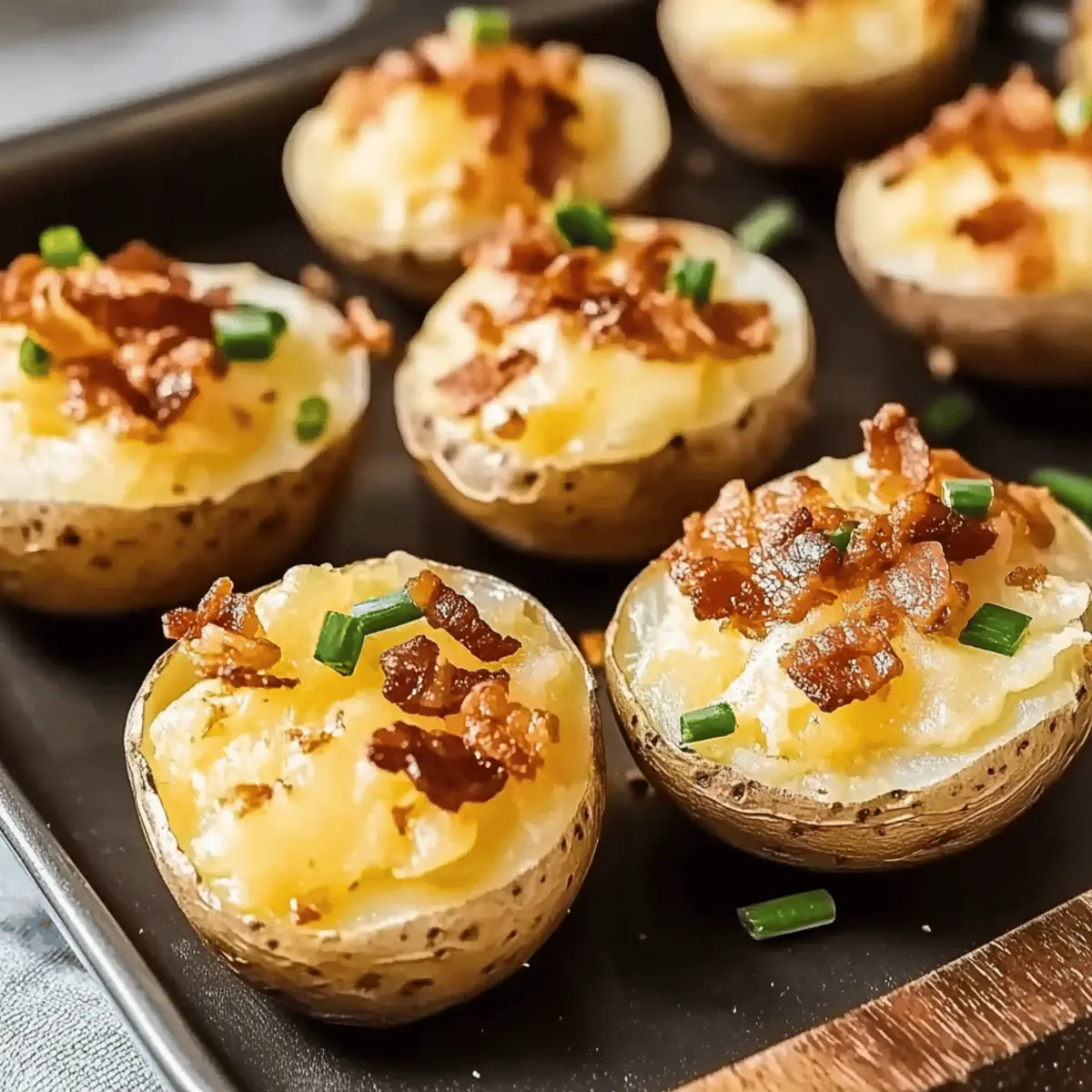 Mini Loaded Baked Potato Bites: Comfort in Every Bite
