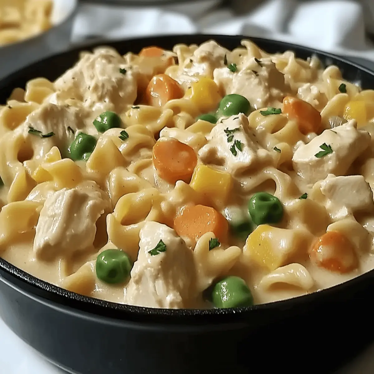 One-Pot Chicken Pot Pie Pasta: Cozy Comfort in Every Bite