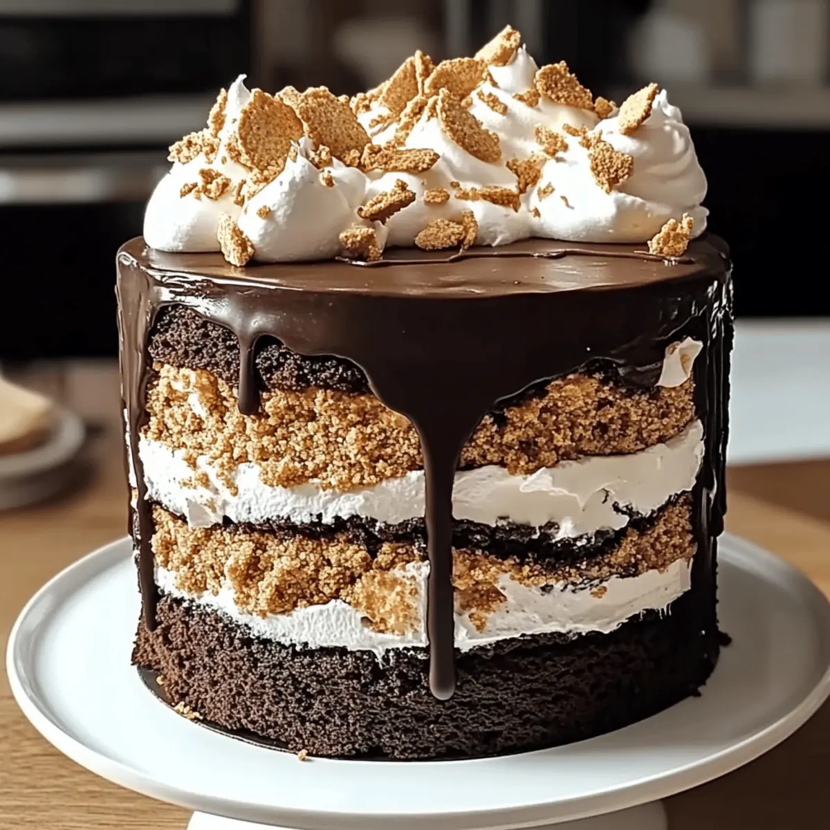 Irresistible S’mores Chocolate Cake to Sweeten Your Day