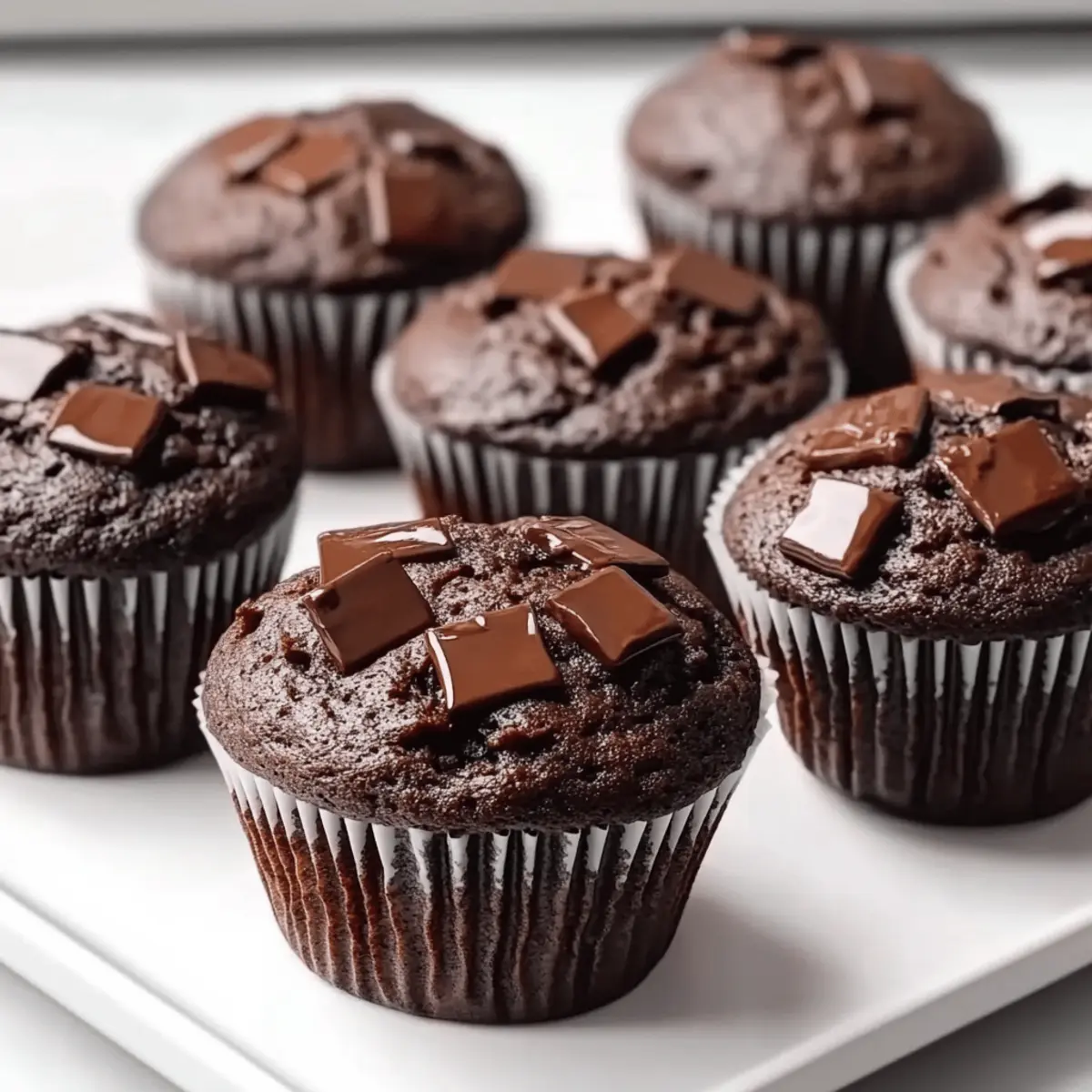 Sour Cream Double Chocolate Muffins for Pure Indulgence