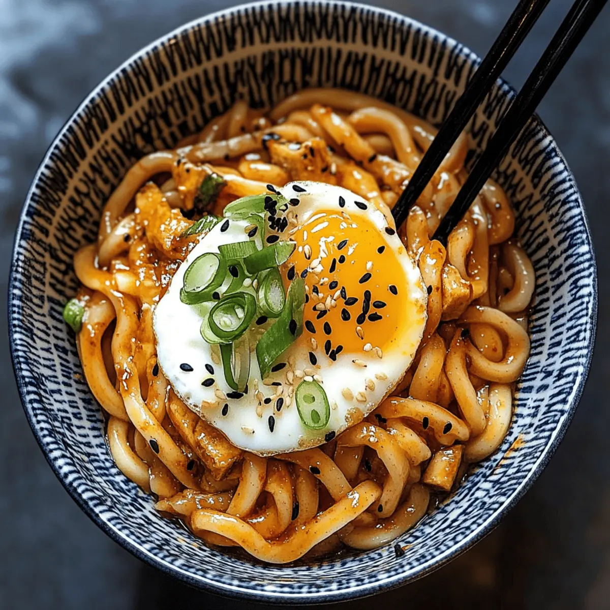 Spicy Chili Garlic Udon Noodles: Quick & Satisfying Delight