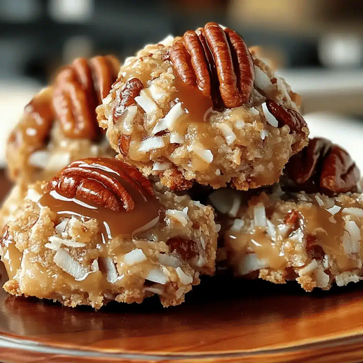 No-Bake Coconut Pecan Praline Cookies That Wow Your Taste Buds