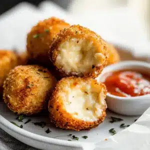 Easy Fried Cheese Bites