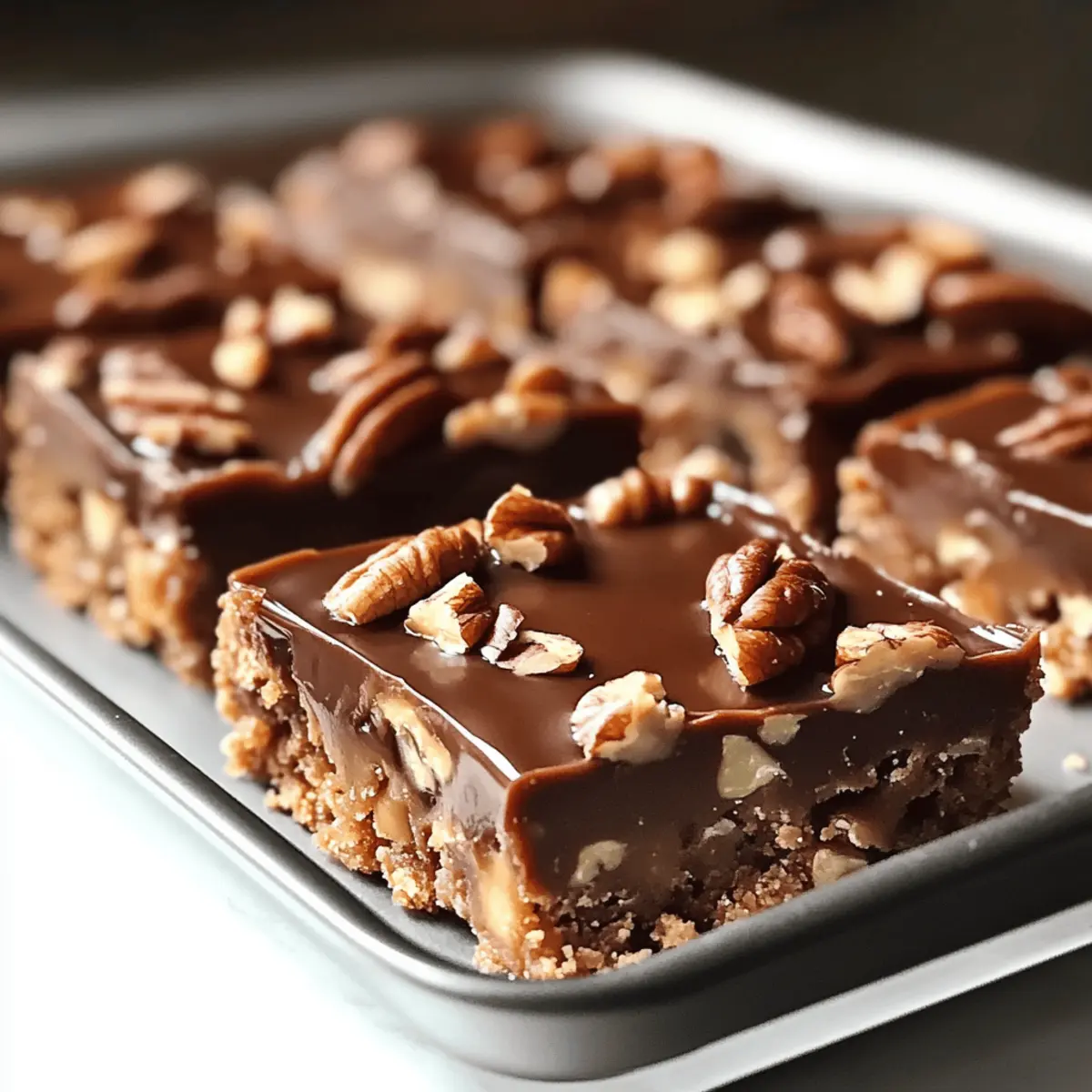 Irresistible Chocolate Caramel Pecan Squares for Every Occasion