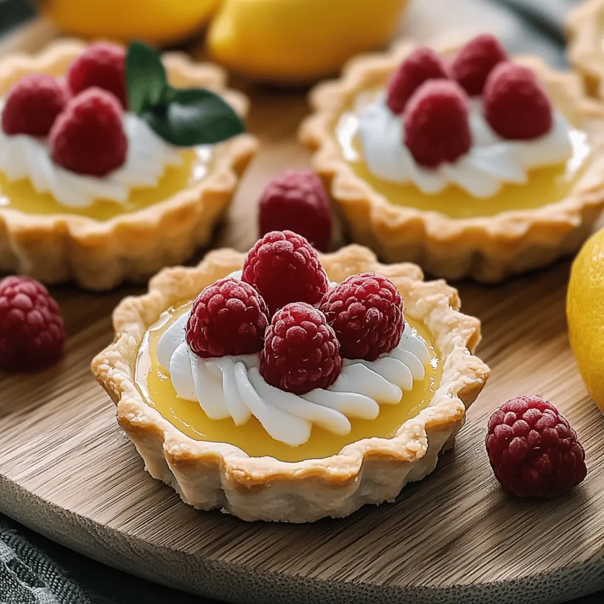 Vegan Lemon Raspberry Tarts: Refreshingly Sweet & Guilt-Free