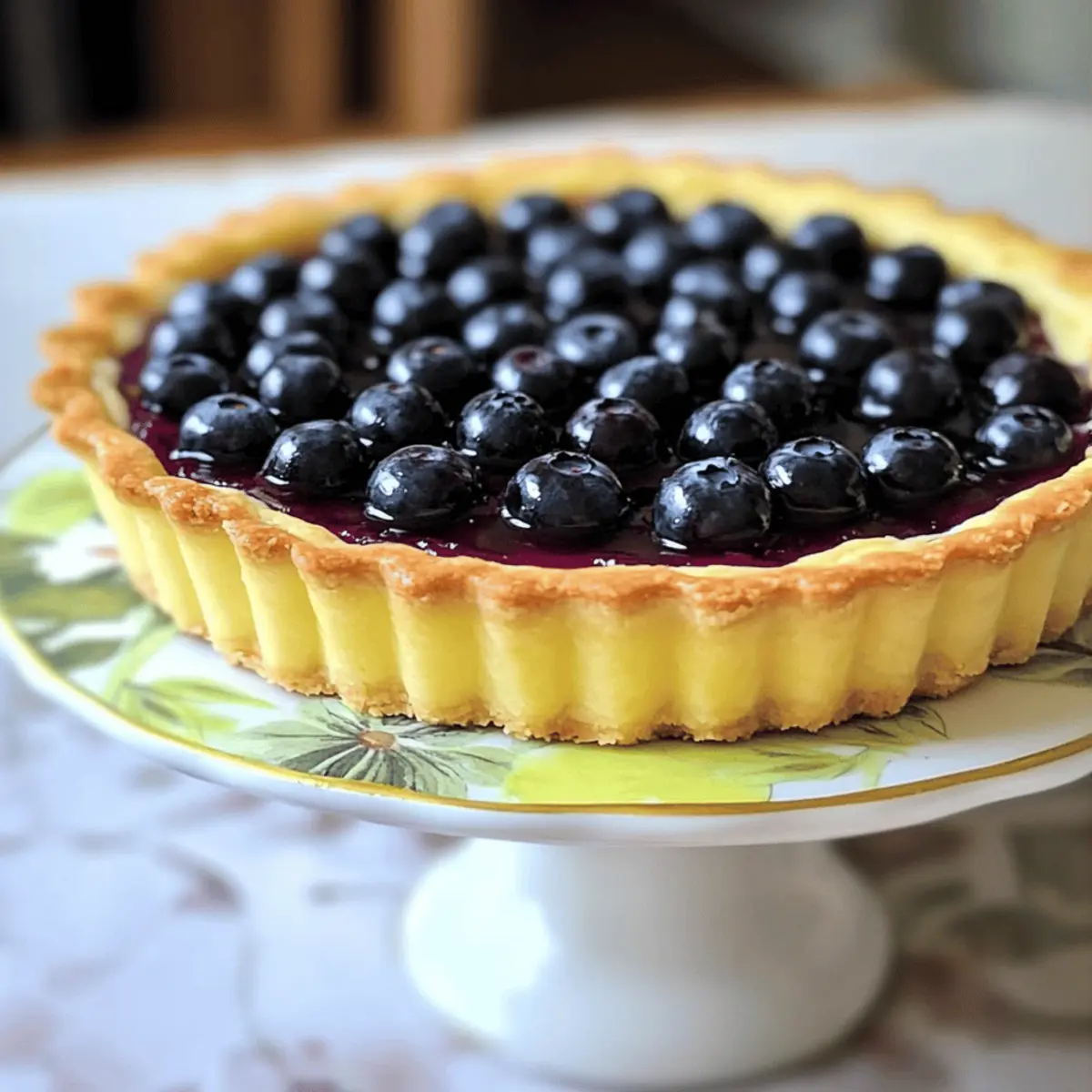 Blueberry Lemon Curd Tart: A Zesty Springtime Treat