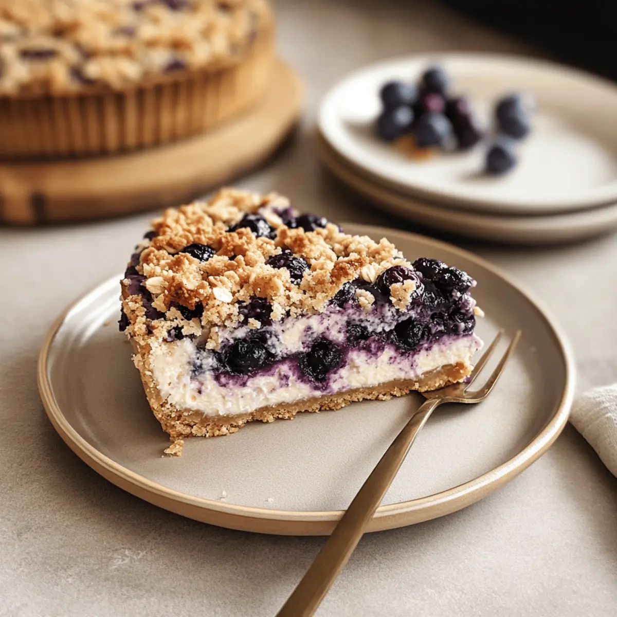 Decadent Blueberry Crumble Cheesecake for Ultimate Indulgence