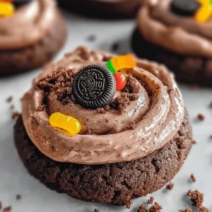 Crumbl Dirt Cake Cookies