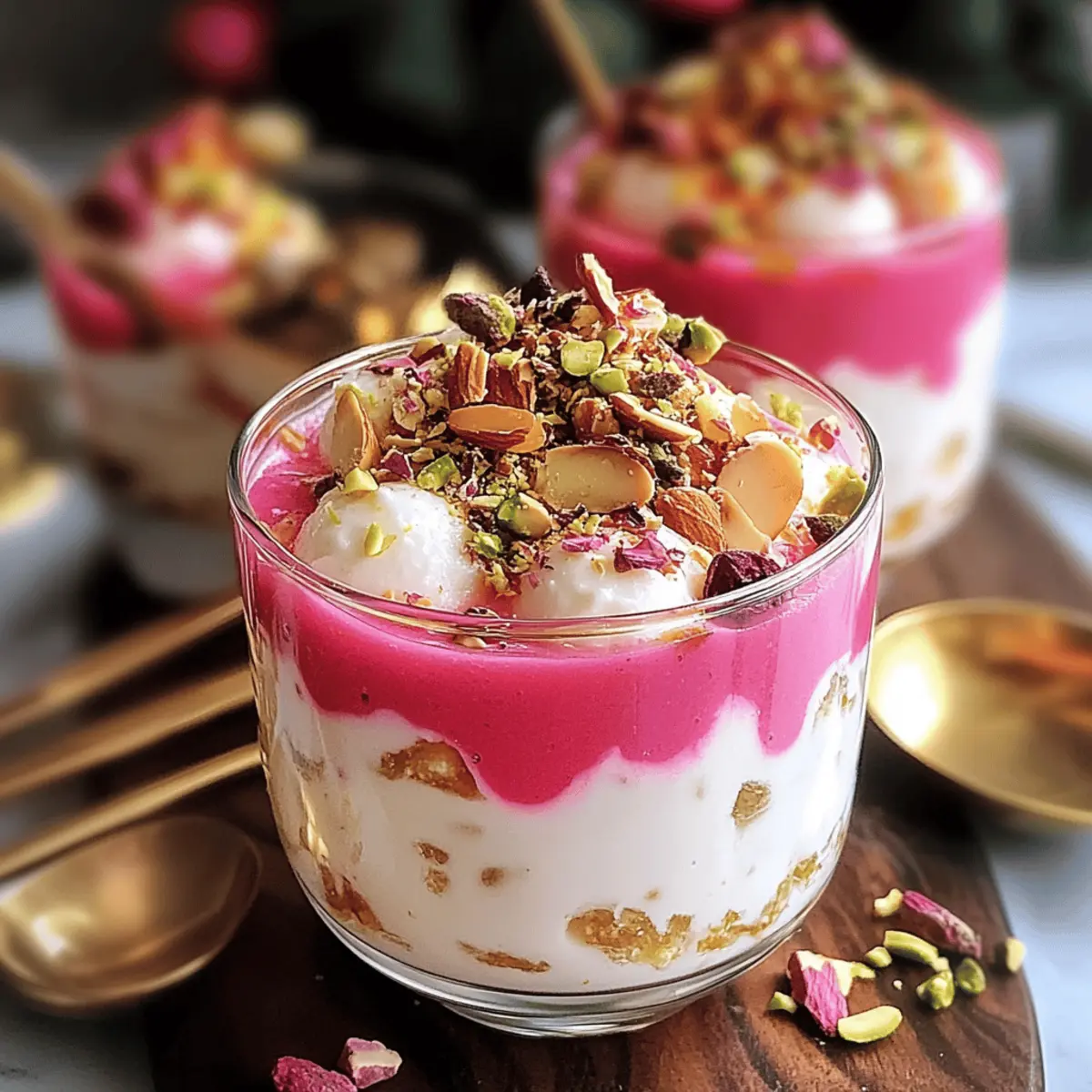 Delightful Festive Rose Rasmalai Falooda for Joyful Celebrations